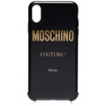 Moschino chain strap iPhone XS Max case - Black