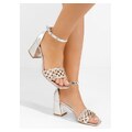 Zapatos Ženski sandali Nickyta srebrna