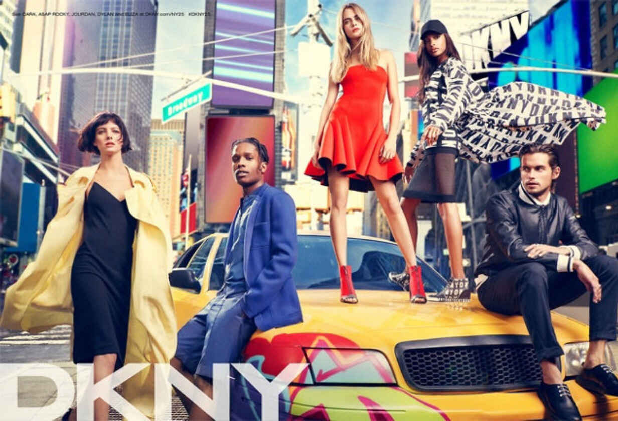 barvit oglas DKNY new york