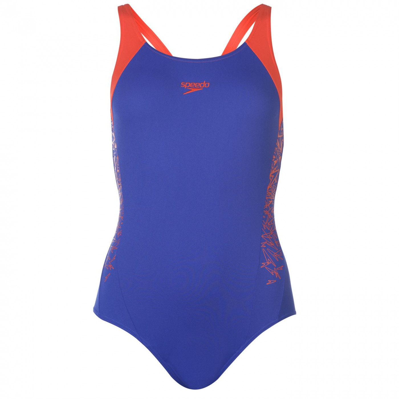 speedo marl racer swimsuit ladies