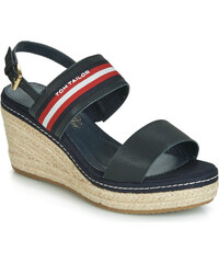 TOM TAILOR Sandali Donna Tessuto – Comodi, Slip On Con Tacco Piatto 1,5 Cm – 3291606 - 2