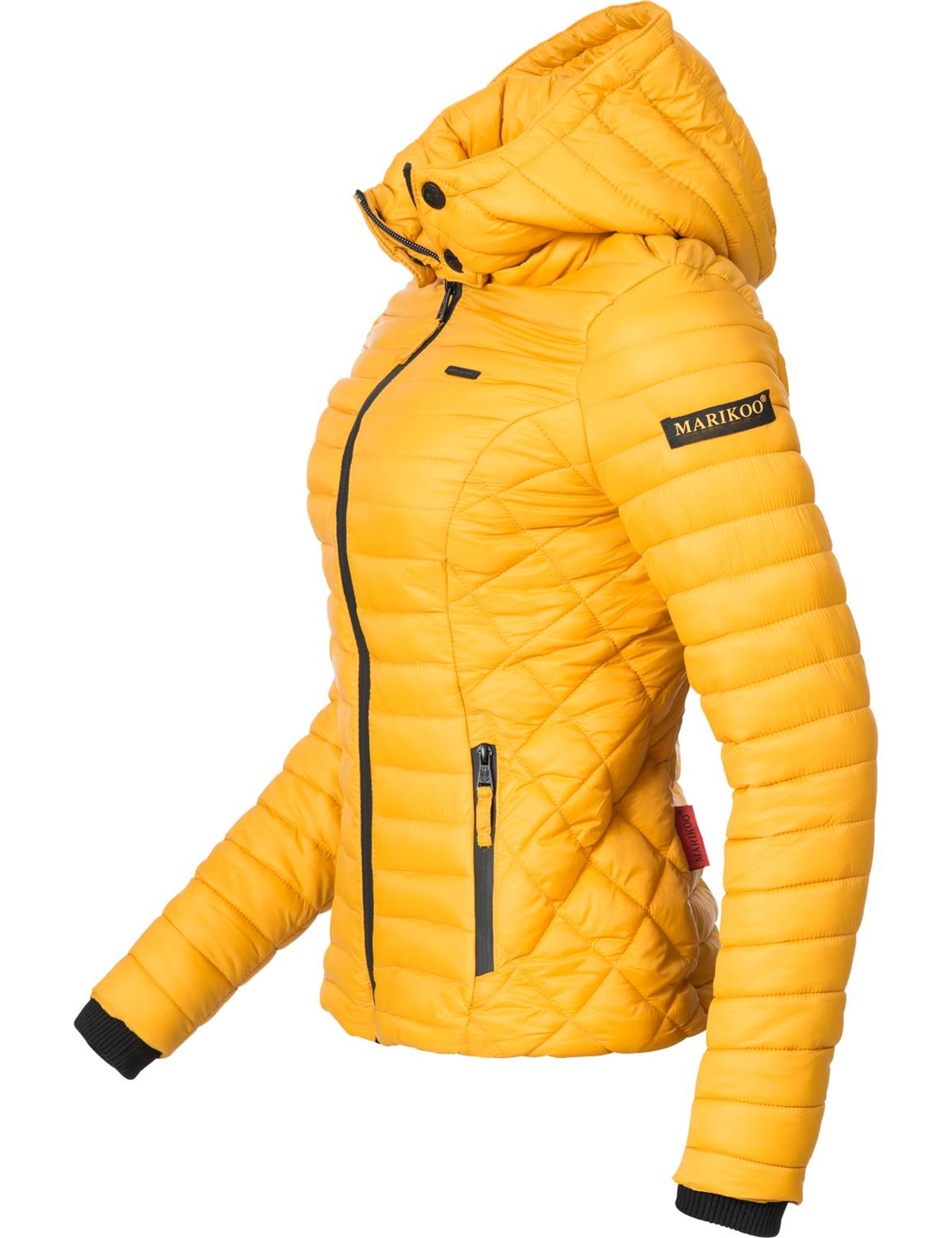 MARIKOO Prehodna jakna 'Samtpfote' gorčica