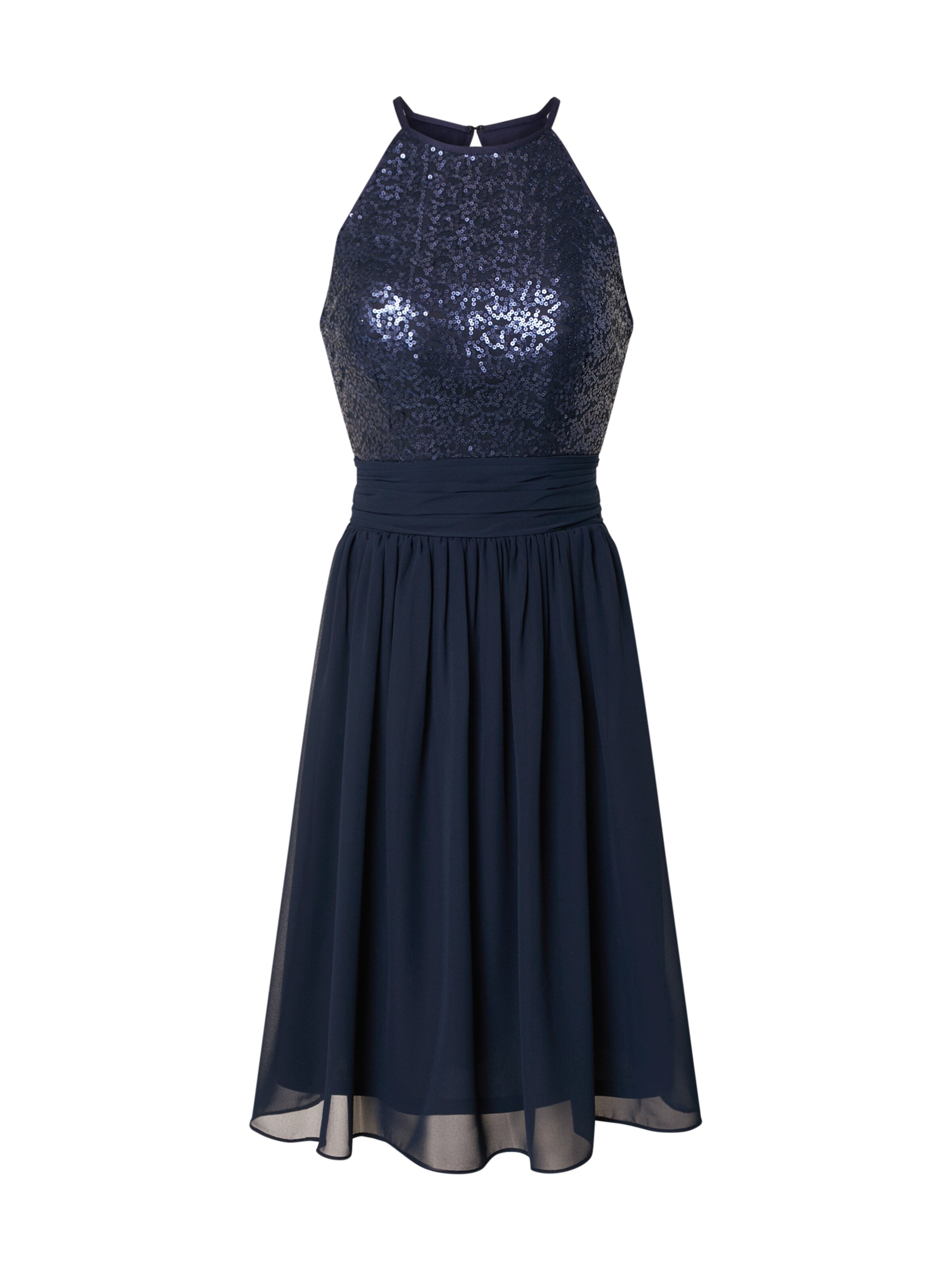 STAR NIGHT Koktejl obleka mornarska