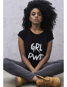 MT Ladies Women's T-shirt GRL PWR black