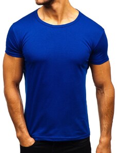 Kesi Men's T-shirt without print AK999A - blue,