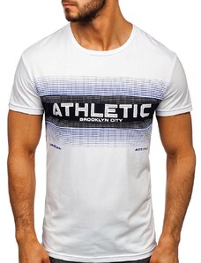 Kesi Men's T-shirt with print SS10901 - white,