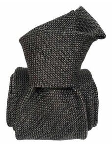 Segni &Disegni Luxury tie with wool gray