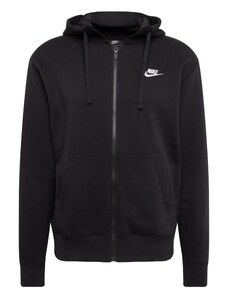 Nike Sportswear Jopa na zadrgo 'Club Fleece' črna