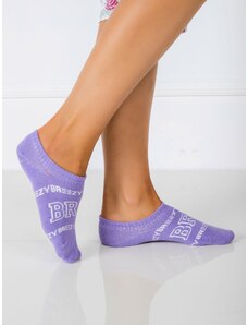 Fashionhunters Purple footer with inscriptions