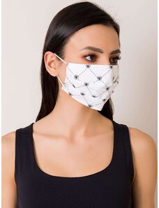 Fashionhunters Reusable white protective mask made of cotton