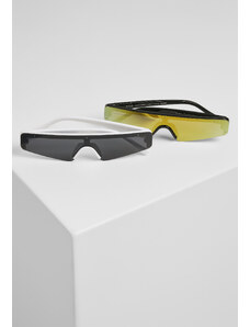 Urban Classics Accessoires Sunglasses KOS 2-Pack Black/White