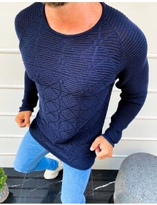 Buďchlap Granat pulover s čudovitimi šivi
