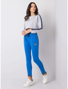 Fashionhunters Women's dark blue sweatpants