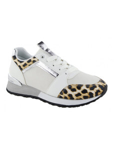 Jessyss Športni čevlji s kontrastnimi leopard detajli
