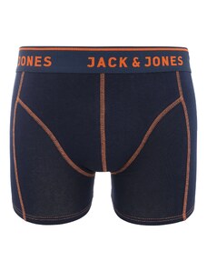 JACK & JONES Boksarice 'JACSIMPLE' nočno modra / oranžna