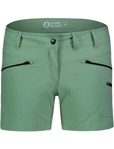 Nordblanc Zelene ženske lahke outdoor kratke hlače SIMPLICITY