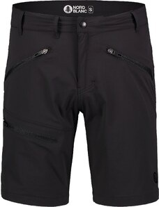 Nordblanc Črne moške outdoor kratke hlače ALLDAY