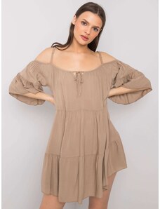Och Bella Dress-TW-SK-BI-80840.20-dark beige