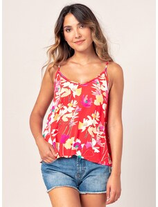 Red Floral Top Rip Curl - Women