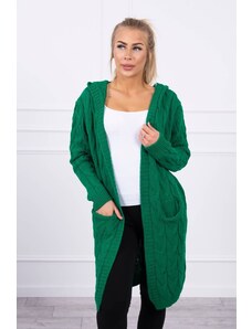 Kesi Sweater with hood and pockets light green