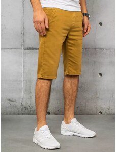 Buďchlap Kratke jeans hlače v barvi gorčice