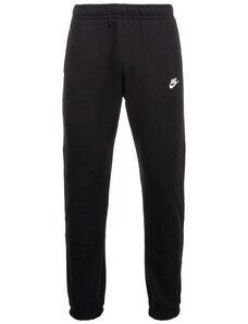 Nike Sportswear Hlače 'Club Fleece' črna / bela