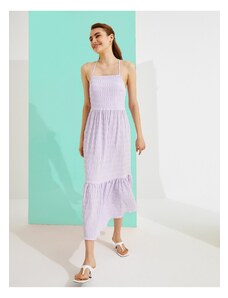 Koton obleka - vijolična - dimljena obleka