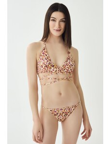Dagi Leopard trikotnik bikini komplet
