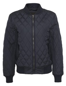 Urban Classics Prehodna jakna 'Diamond Quilt' mornarska