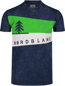 Nordblanc Modra moška bombažna majica GRAPHIC