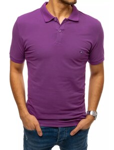 Dstreet Moška polo majica Aurea vijolična PX0332