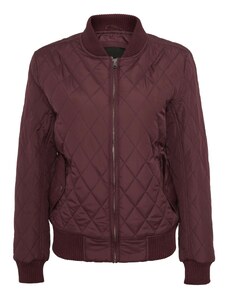 Urban Classics Prehodna jakna 'Diamond Quilt' temno rdeča