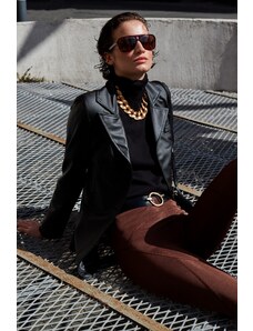 Ženska jakna Trendyol Faux Leather