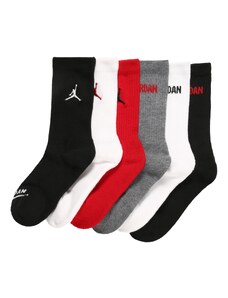 Jordan Nogavice pegasto siva / rdeča / črna / bela