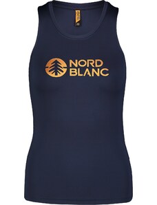 Nordblanc Modra ženska fitness majica brez rokavov BALM
