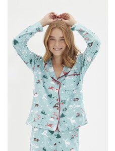 Ženska pižama Trendyol Christmas Themed