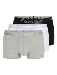 Calvin Klein Underwear Boksarice siva / črna / bela