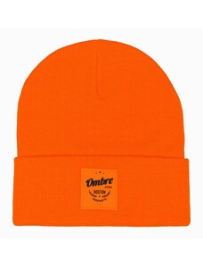 Ombre Clothing Oranžna stilska moška kapa H103