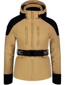 Nordblanc Bež ženska softshell smučarska jakna BELTED