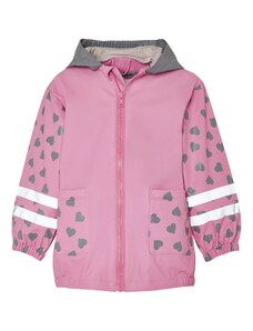 PLAYSHOES Funkcionalna jakna 'Katze' antracit / temno siva / roza / bela