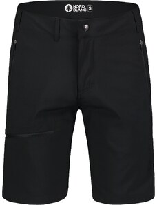 Nordblanc Črne moške lahke outdoor kratke hlače EASY-GOING
