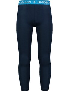 Nordblanc Modri moški osnovni sloj merino hlačnih nogavic TENSILE