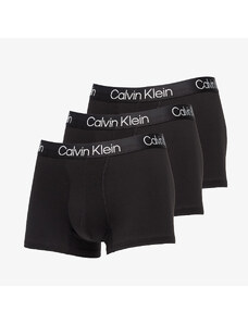 Calvin Klein Structure Cotton Trunk 3-Pack Black