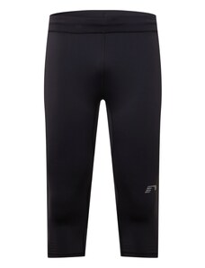 Newline Športne hlače srebrno-siva / črna