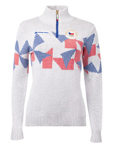 Ženski pulover iz olimpijske kolekcije ALPINE PRO JIGA bela varianta m