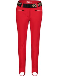 Ženska mehka lupina smučarske hlače Nordblanc Tesno rdeča NBFPL7562_CVA