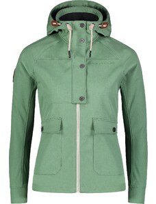 Nordblanc Zelena ženska lahka softshell jakna LIGHT-HEARTED