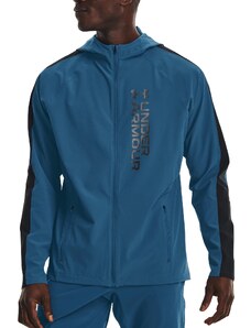 Under Armour Jakna s kapuco Under Arour UA OUTRUN THE STOR JACKET-BLU 1361502-458