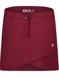 Nordblanc Temno Rdeče ženske outdoor kratke hlače - krilo SPROUT