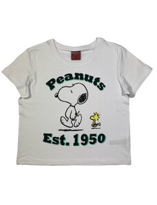 EPlus Dekliška majica - Snoopy bela